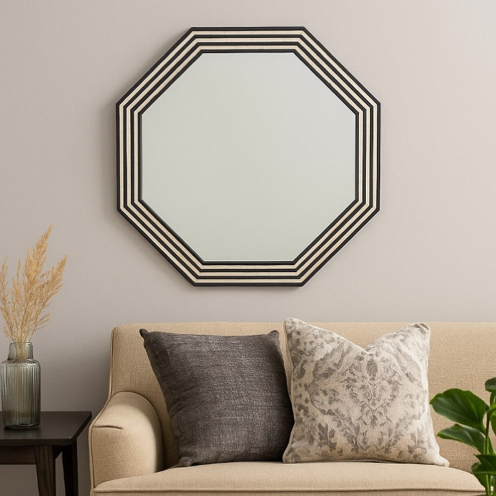 Aaina Bone Inlay Mirror