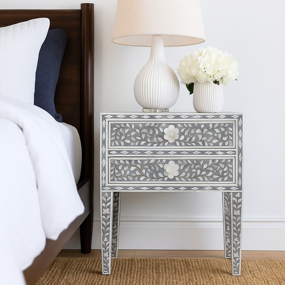 Geoff Mother of Pearl Bedside