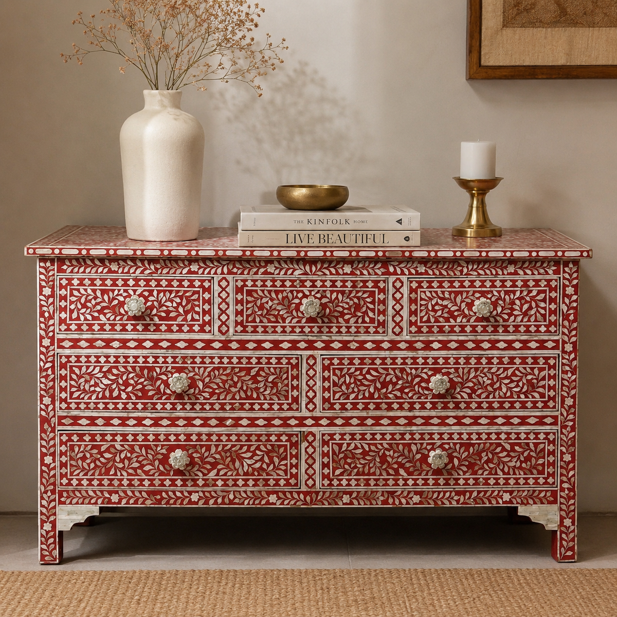 Kyona Mother of Pearl Inlay Dresser