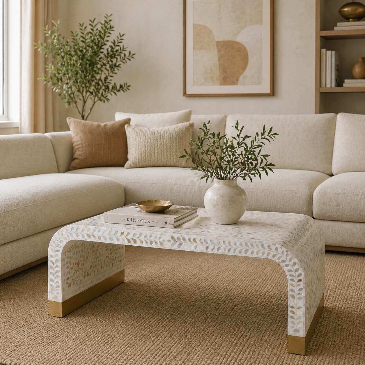 Jazz MOP Inlay Coffee Table