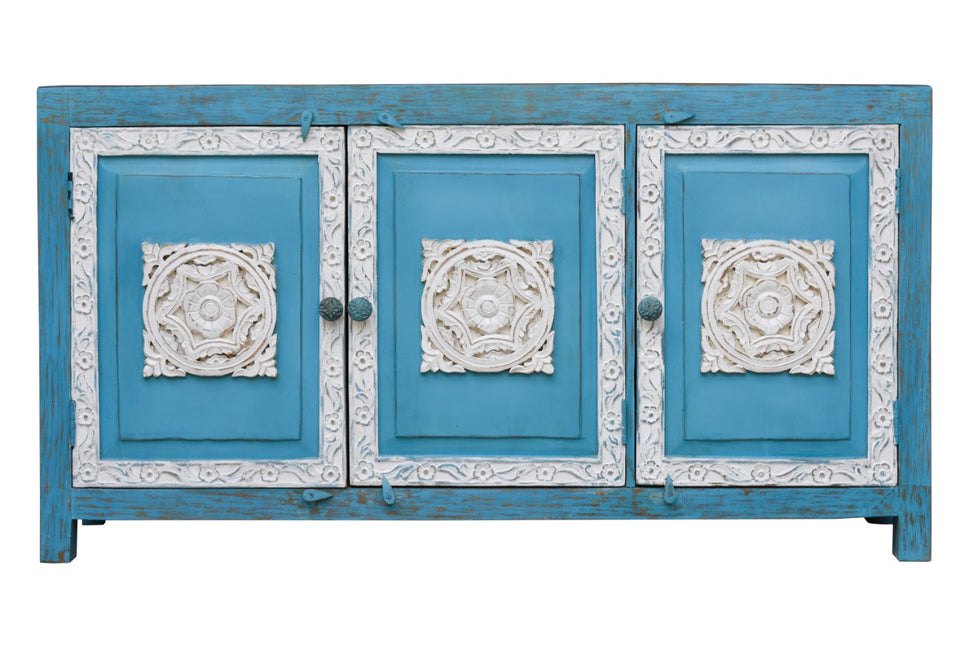 Hari Hand Carved Wooden Sideboard
