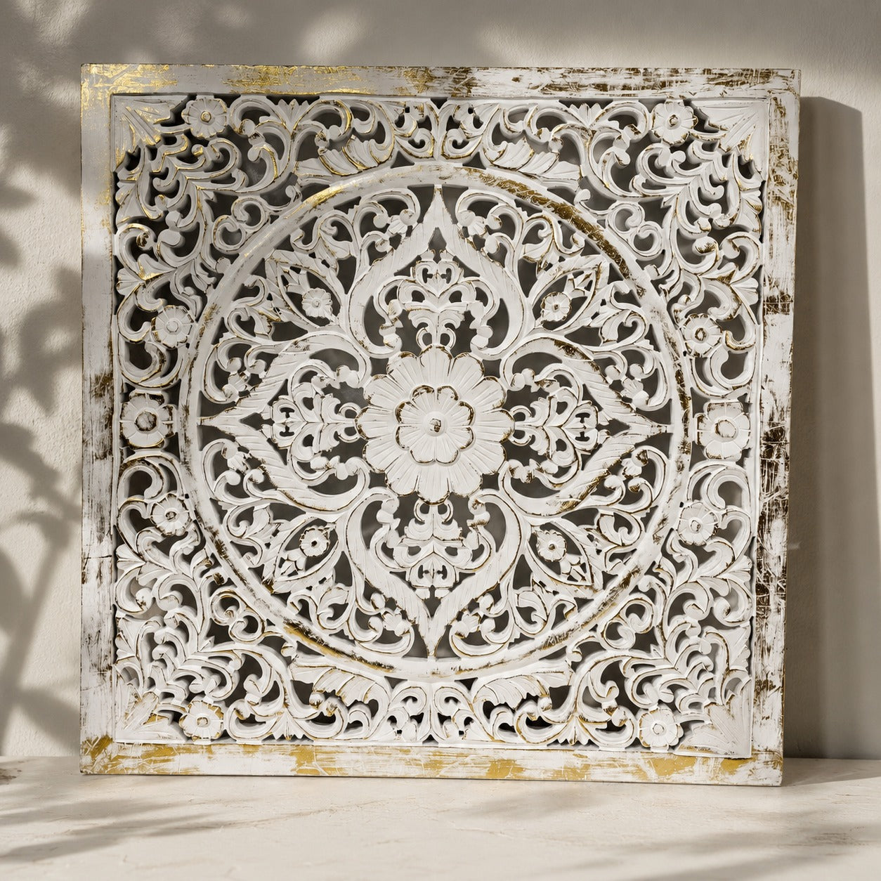 Siggy Hand Carved Wall Panel