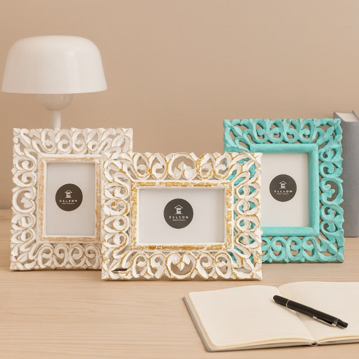 Howard Hand Carved Photo Frame