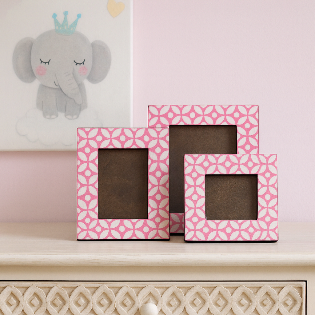 Michaela Bone Inlay Photo Frame