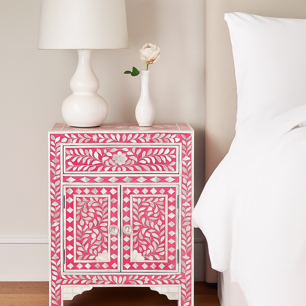 Arla Mother of Pearl Bedside