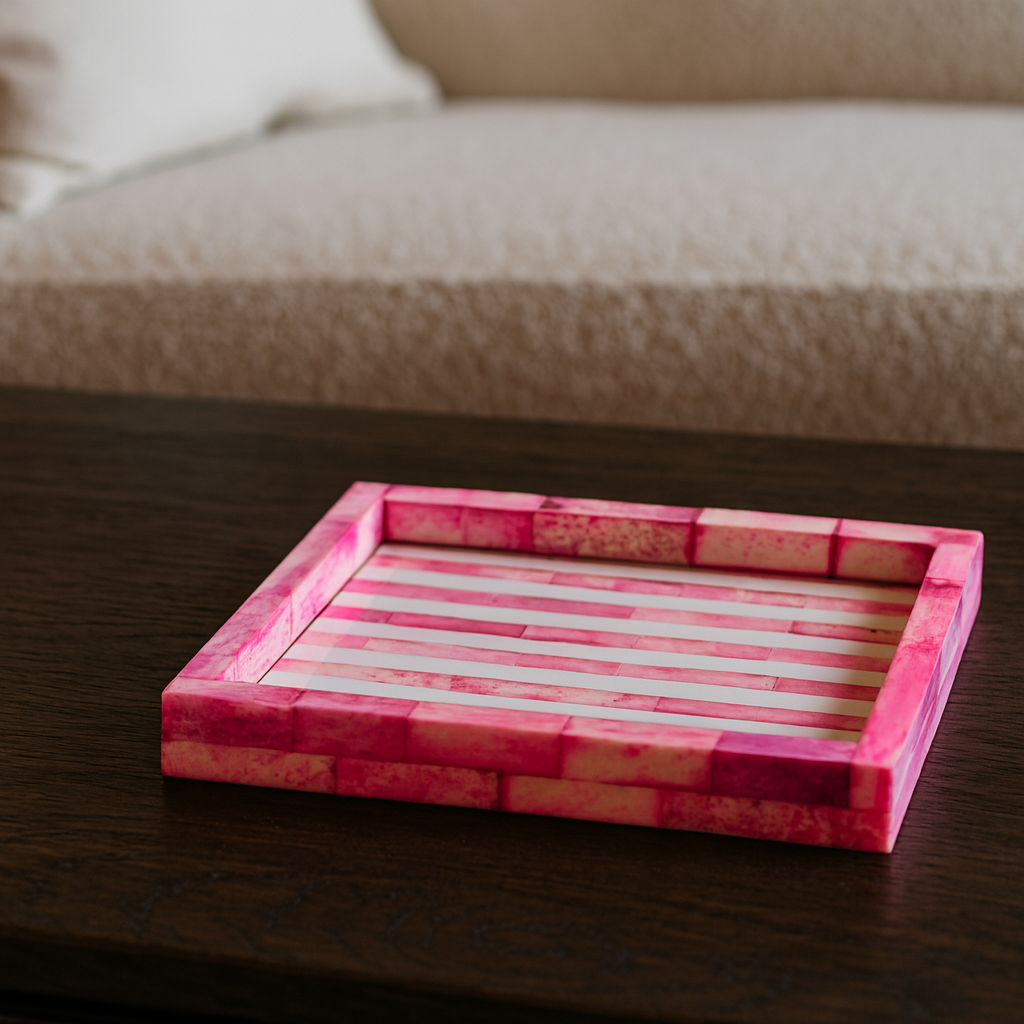 Caleb bone inlay tray