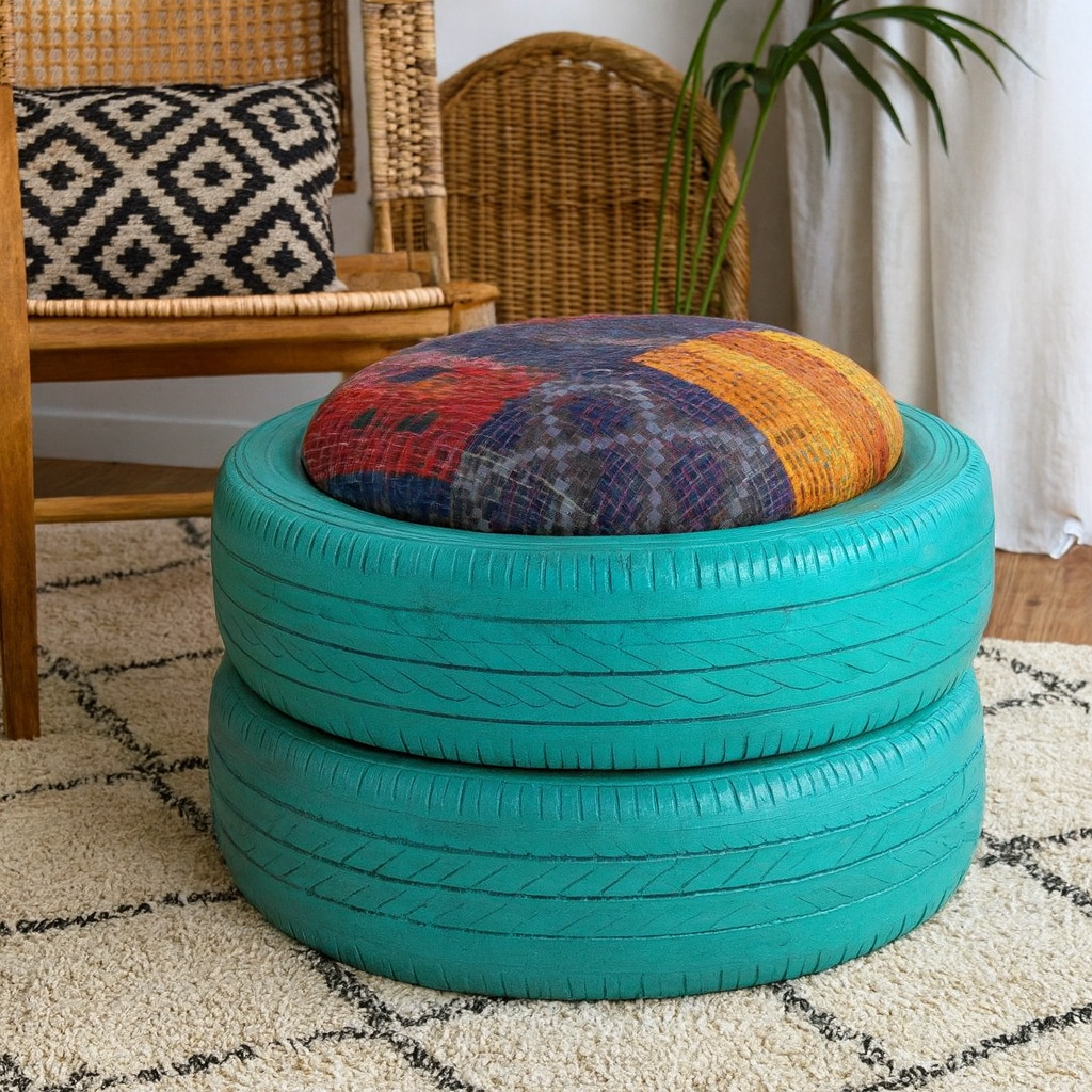 Pierreson Recycle Tyre Stool