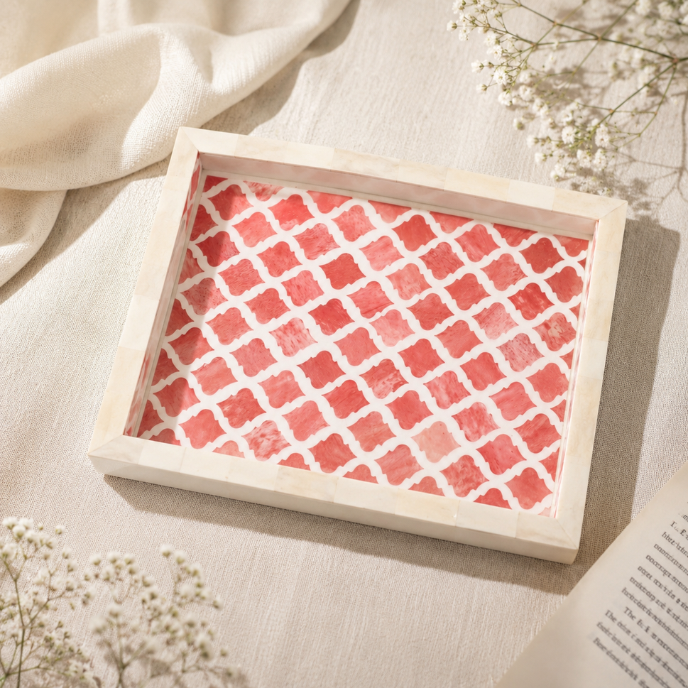 Hailey Bone Inlay Tray