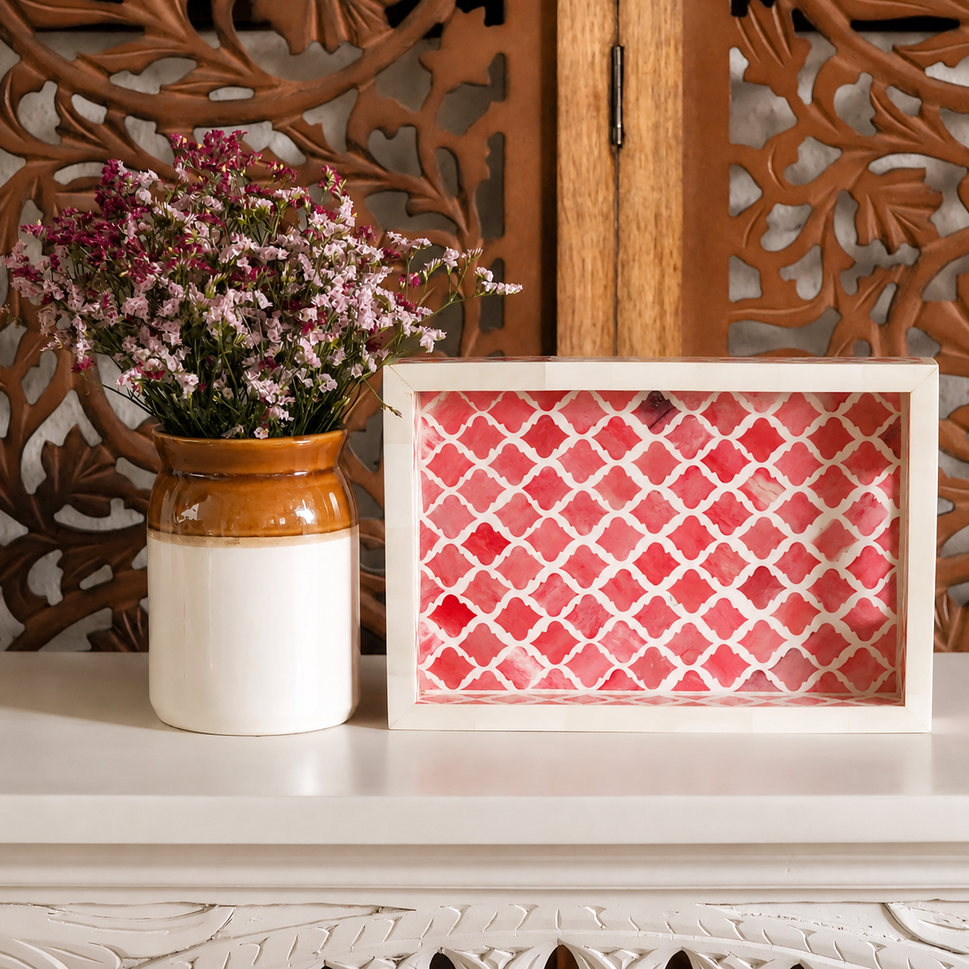 Hailey Bone Inlay Tray