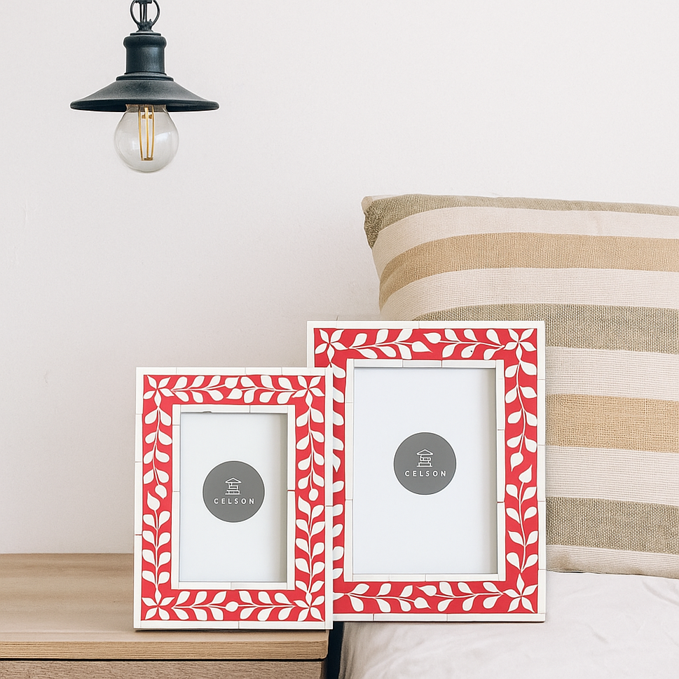 Nia Bone Inlay Photo Frame