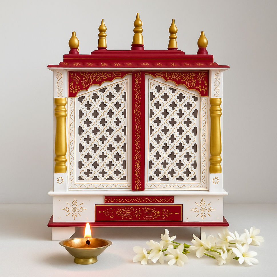 Shiva Wooden Hand Carved Mandir