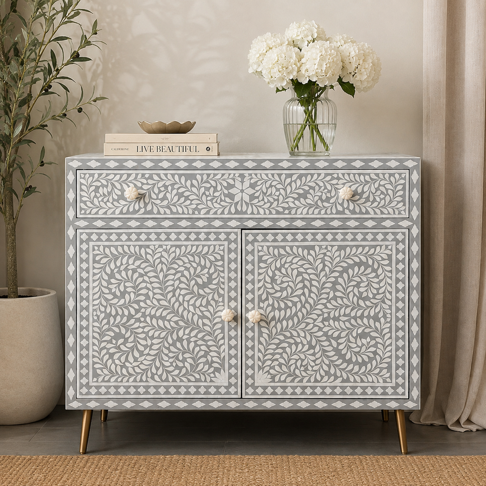 Raghav Resin Inlay Chest