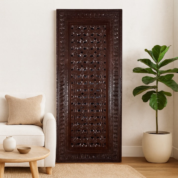 Amelia Hand Carved Wall Panel