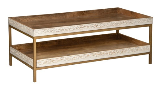 Viva Carved Coffee Table