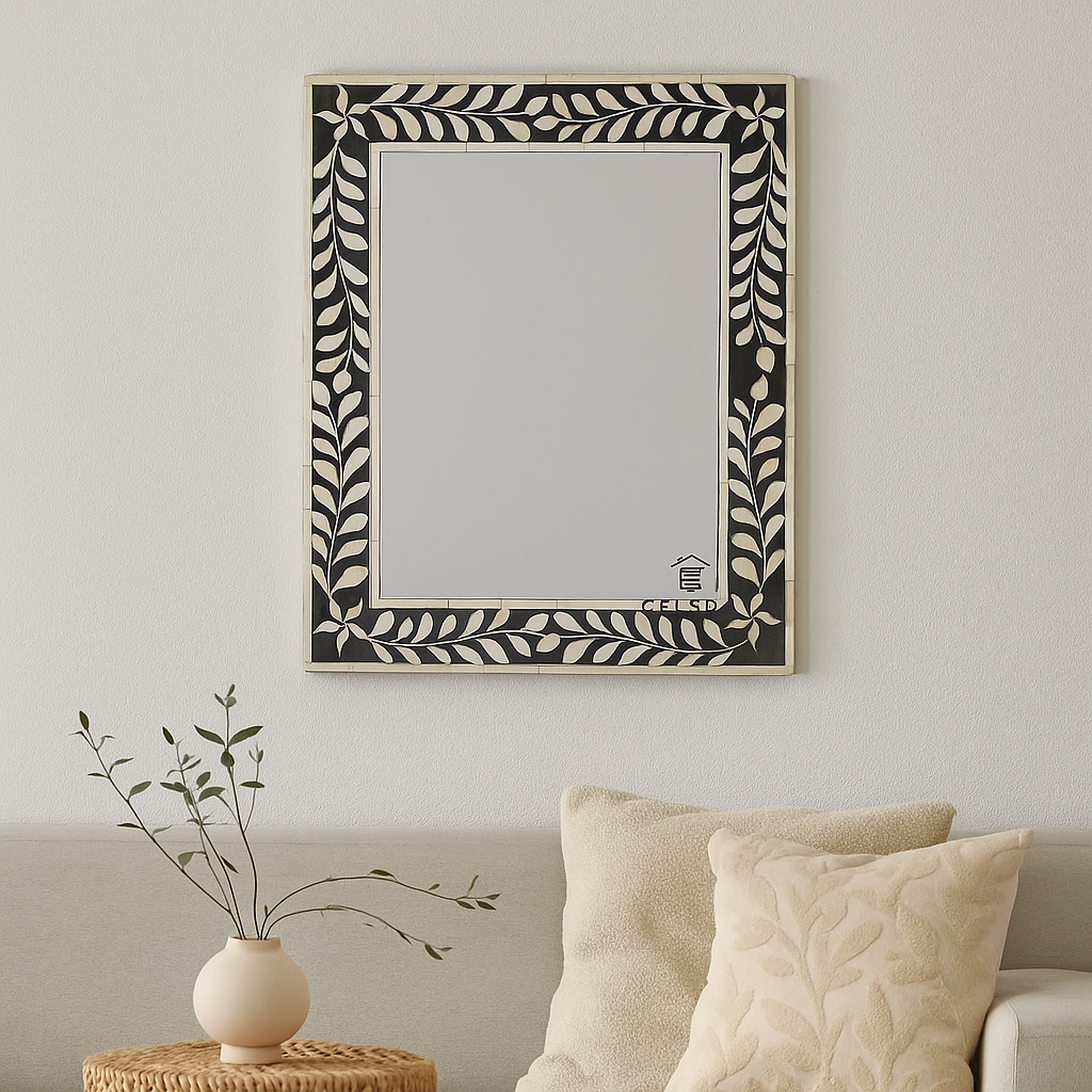 Nicca Bone Inlay Mirror