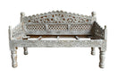 Switch Scott Wooden Hand Carved 3 Seater Sofa with Cushion Seat 3 image