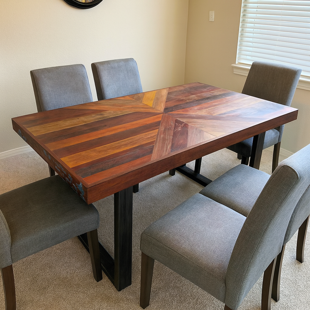 Madora Hand Carved Wooden Dining Table