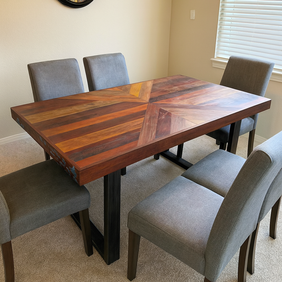 Madora Hand Carved Wooden Dining Table