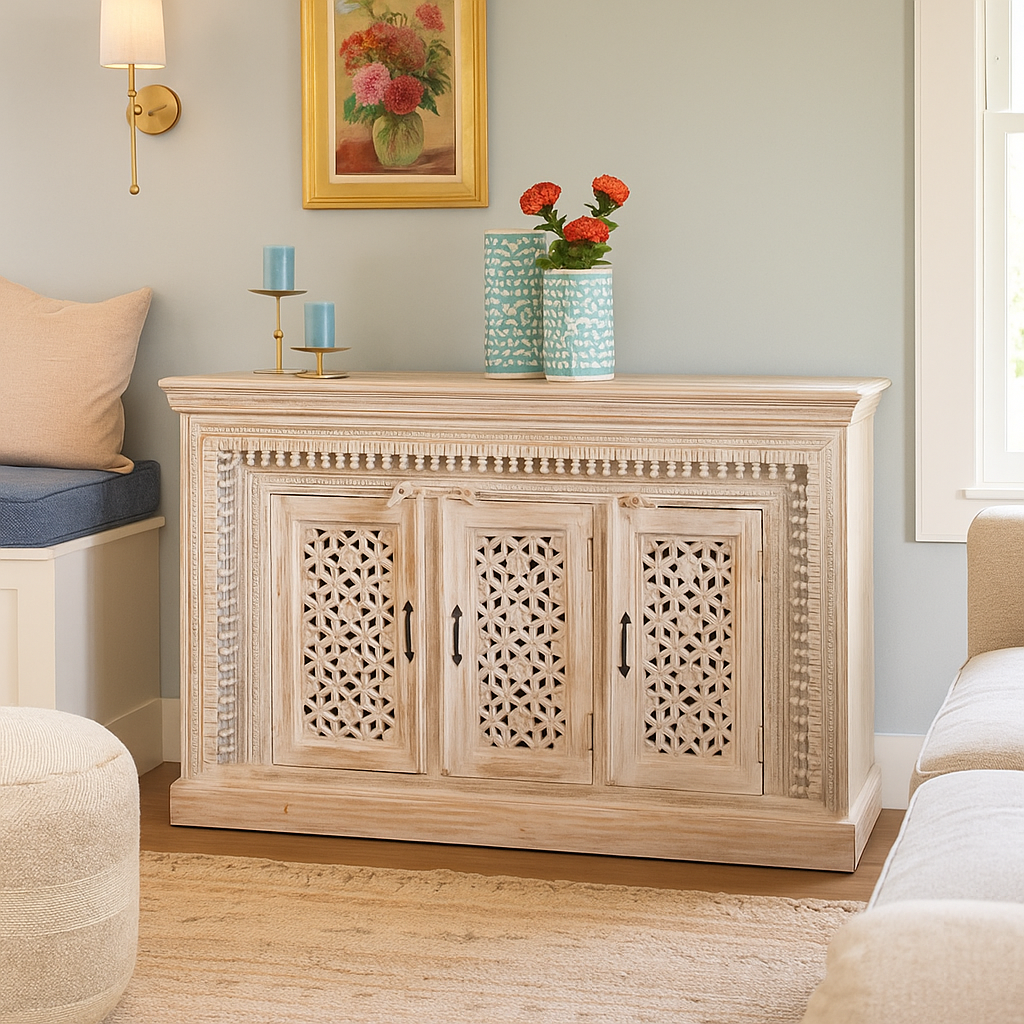 Amora Solid Indian Wooden Sideboard