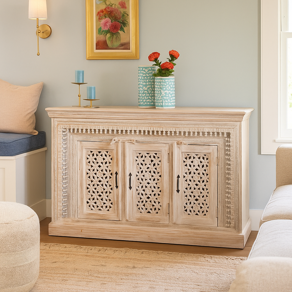 Amora Solid Indian Wooden Sideboard
