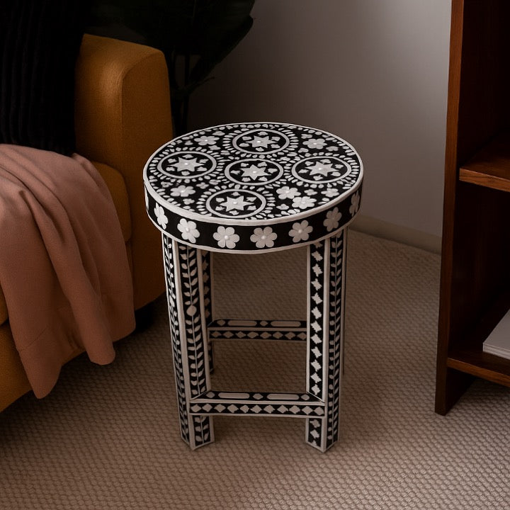 Rian Mother Pearl Inlay Side Table