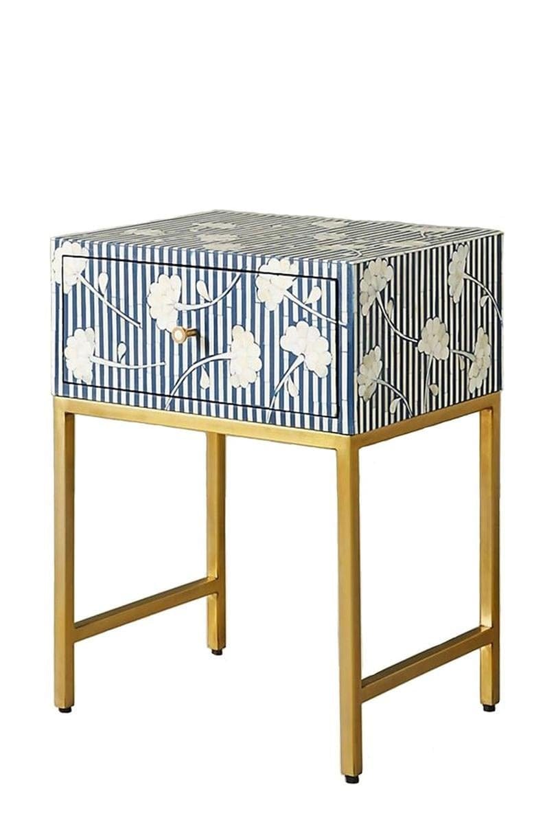 Jessi Bone Inlay Bedside