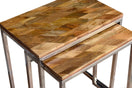 Switch Luci Hand Carved Wooden Nesting Table 3 image