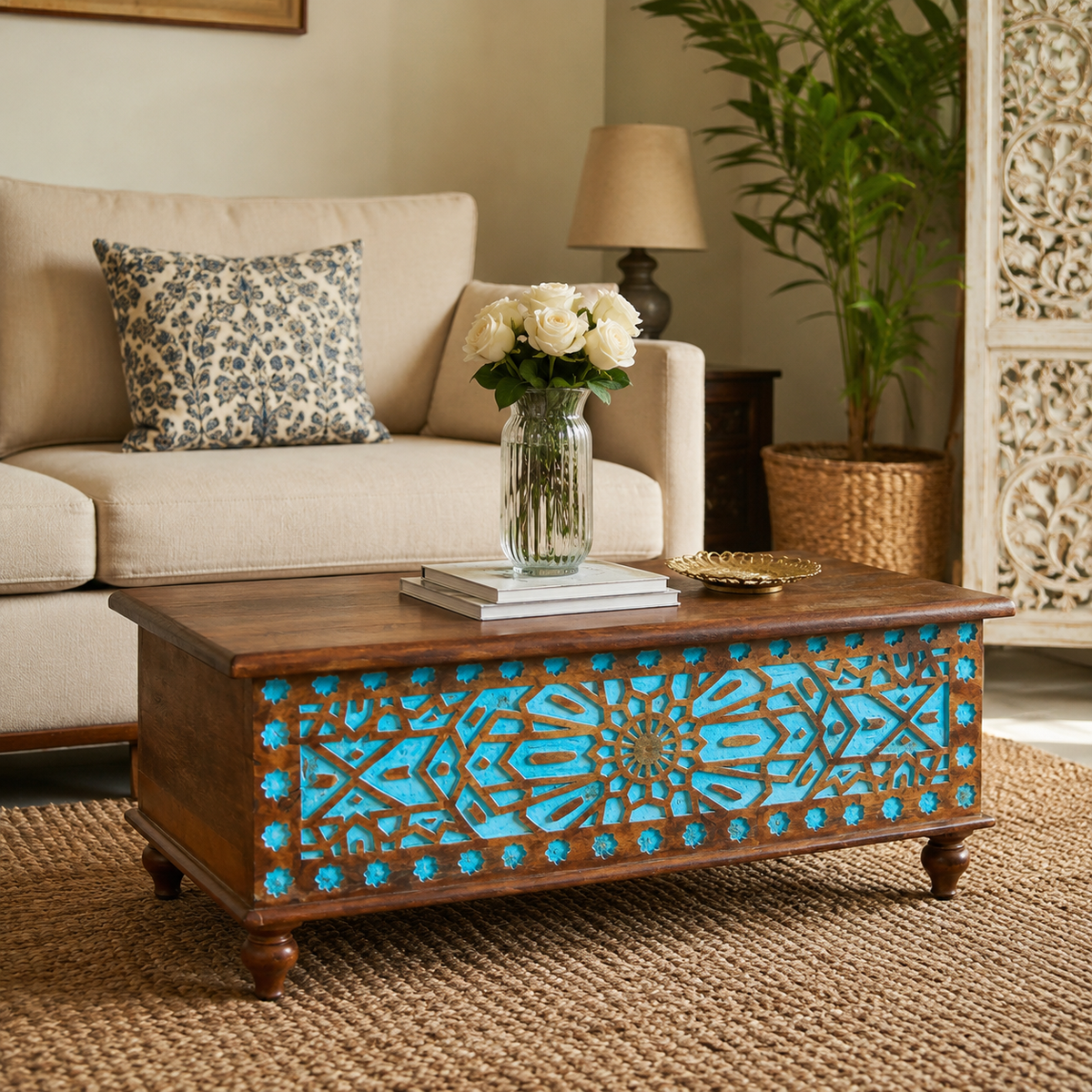 Eriea Mother of Pearl Coffee Table