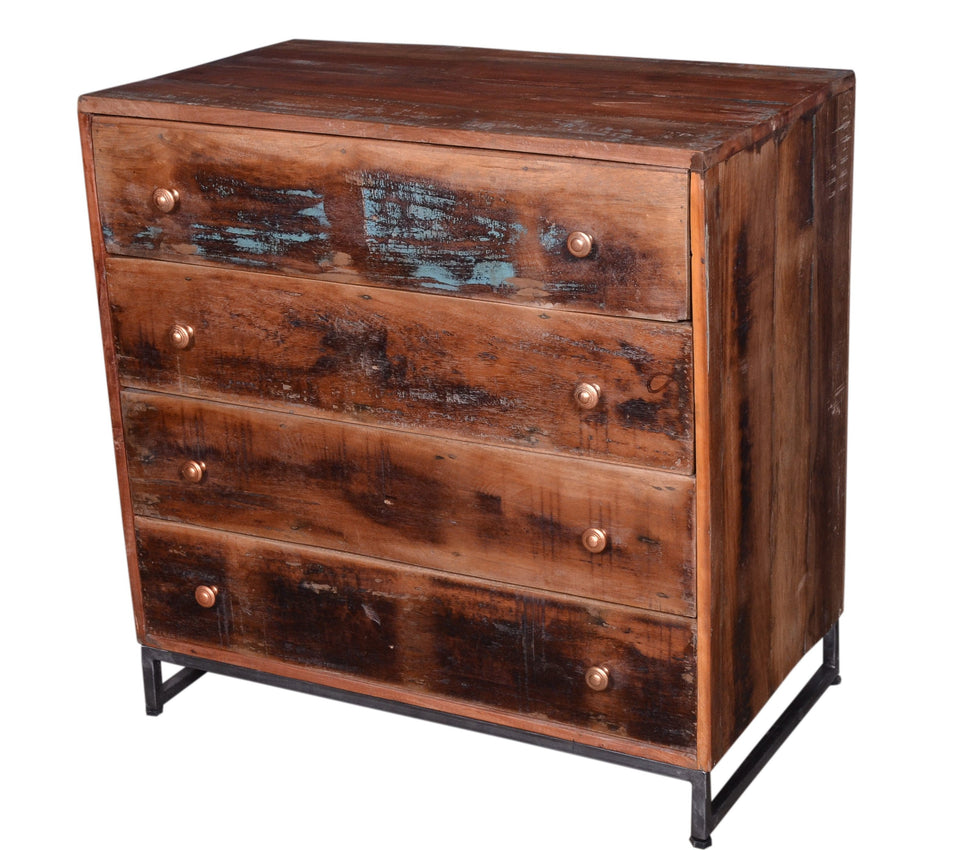 Madora Carved Wooden Chest of Drawer