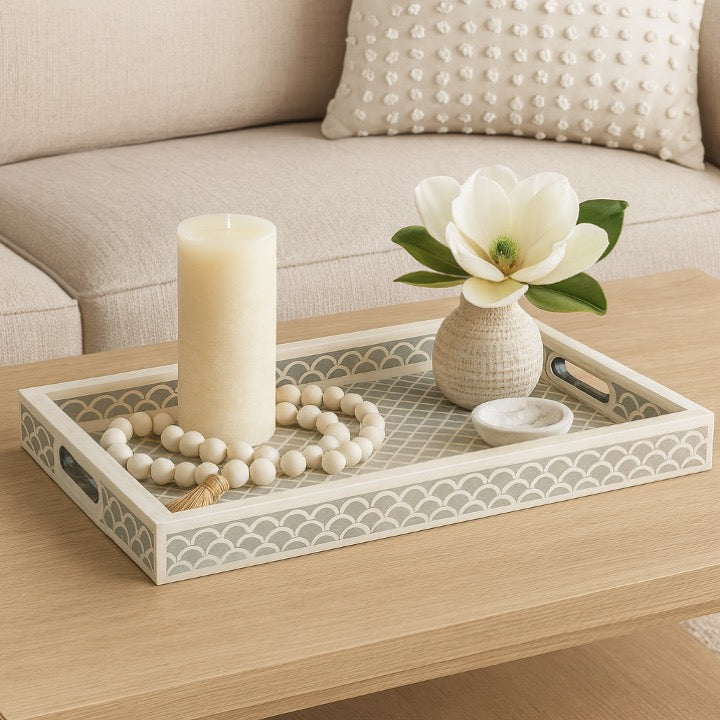 Niven Bone Inlay Tray