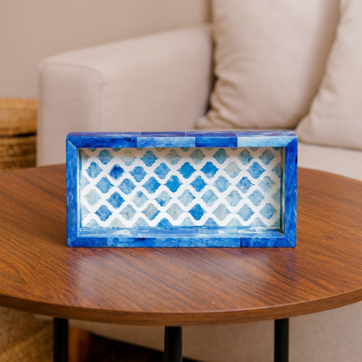 Liza Bone Inlay Pattern Tray