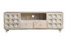 Switch Adam Hand Carved Wooden TV Console 3 image