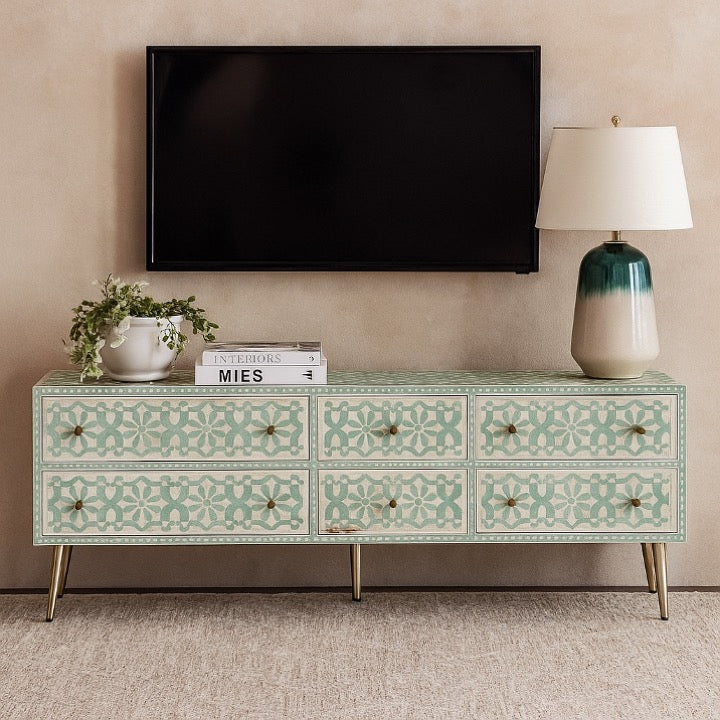 Jessica Bone Inlay TV Cabinet