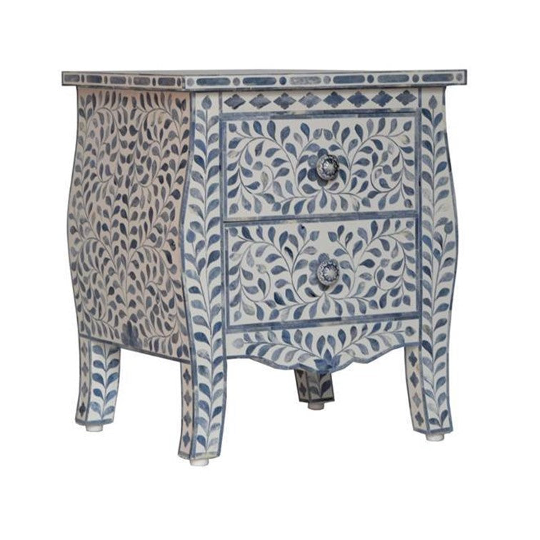 Hayley Bone Inlay Bedside