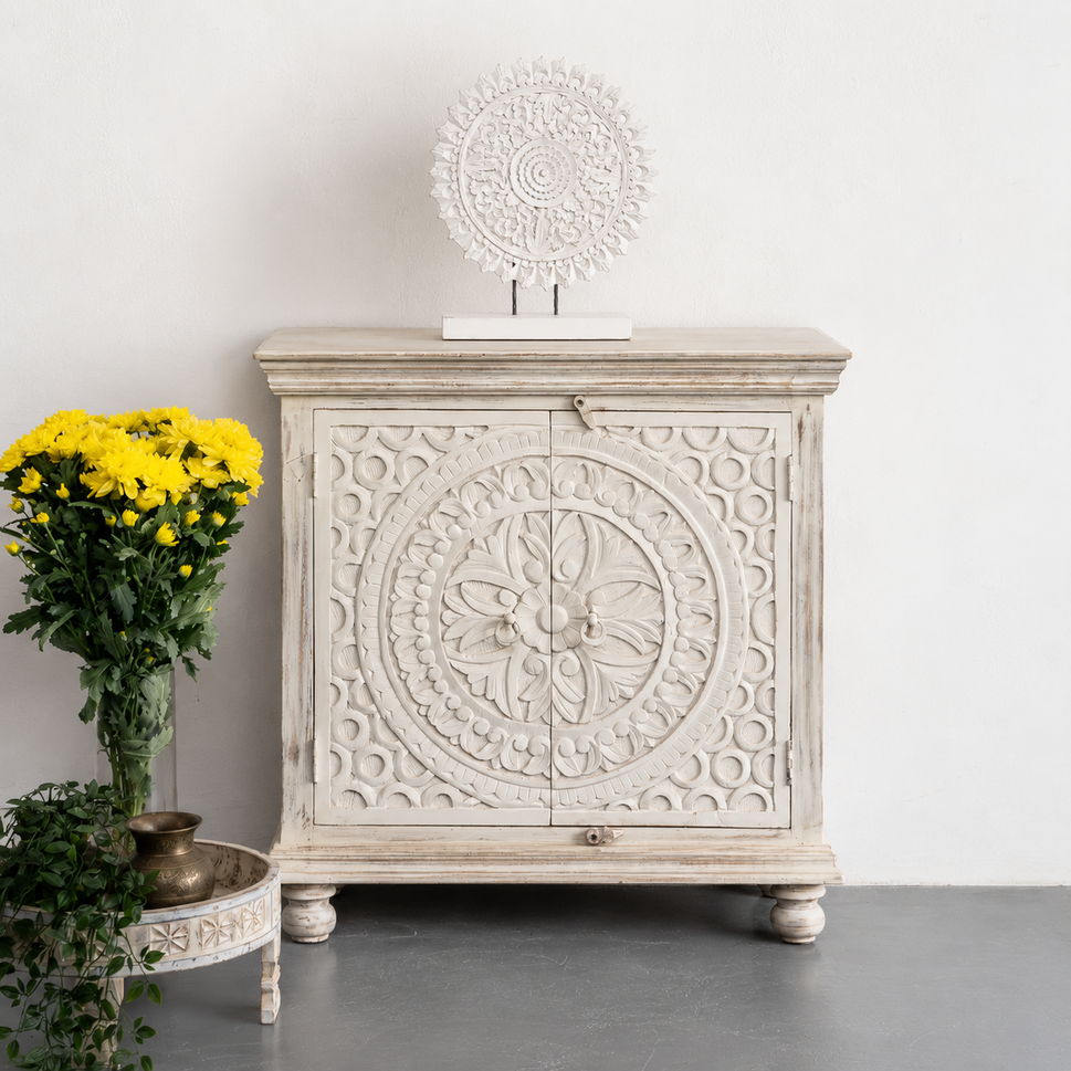 Shior Carved Wooden Chest