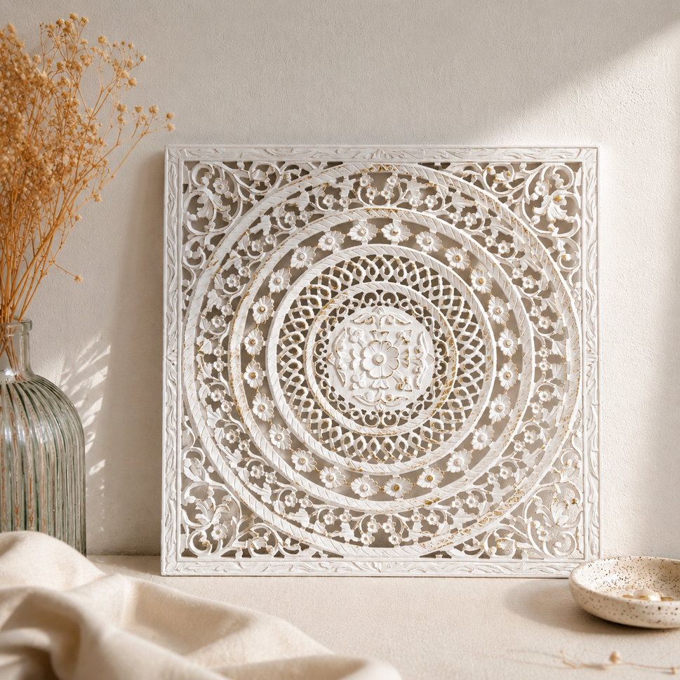 Liza Carved Wall Panel 90cm