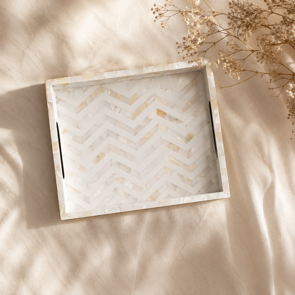 Myer Mother of Pearl Inlay Tray