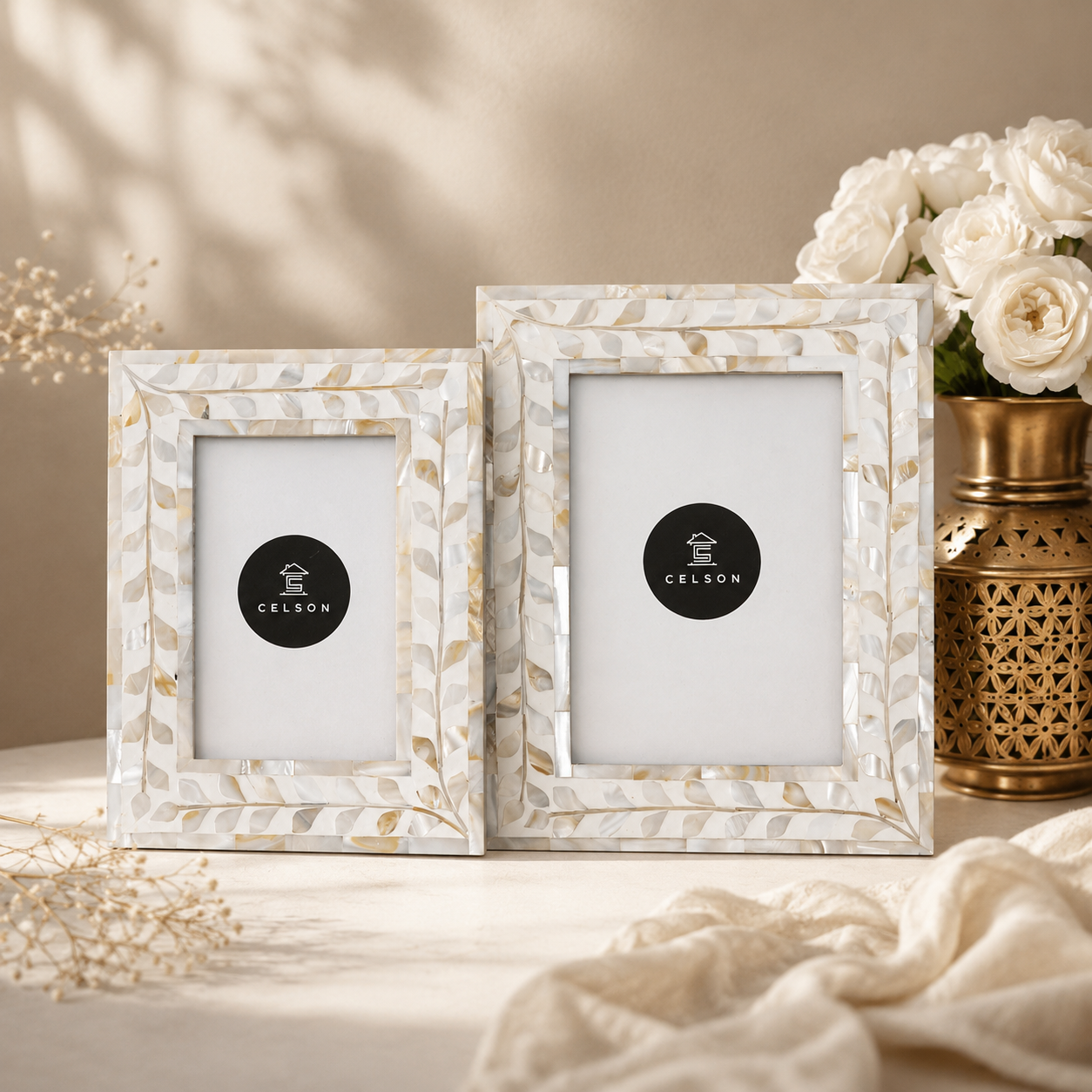 Liza Mother of Pearl Inlay Photo Frame