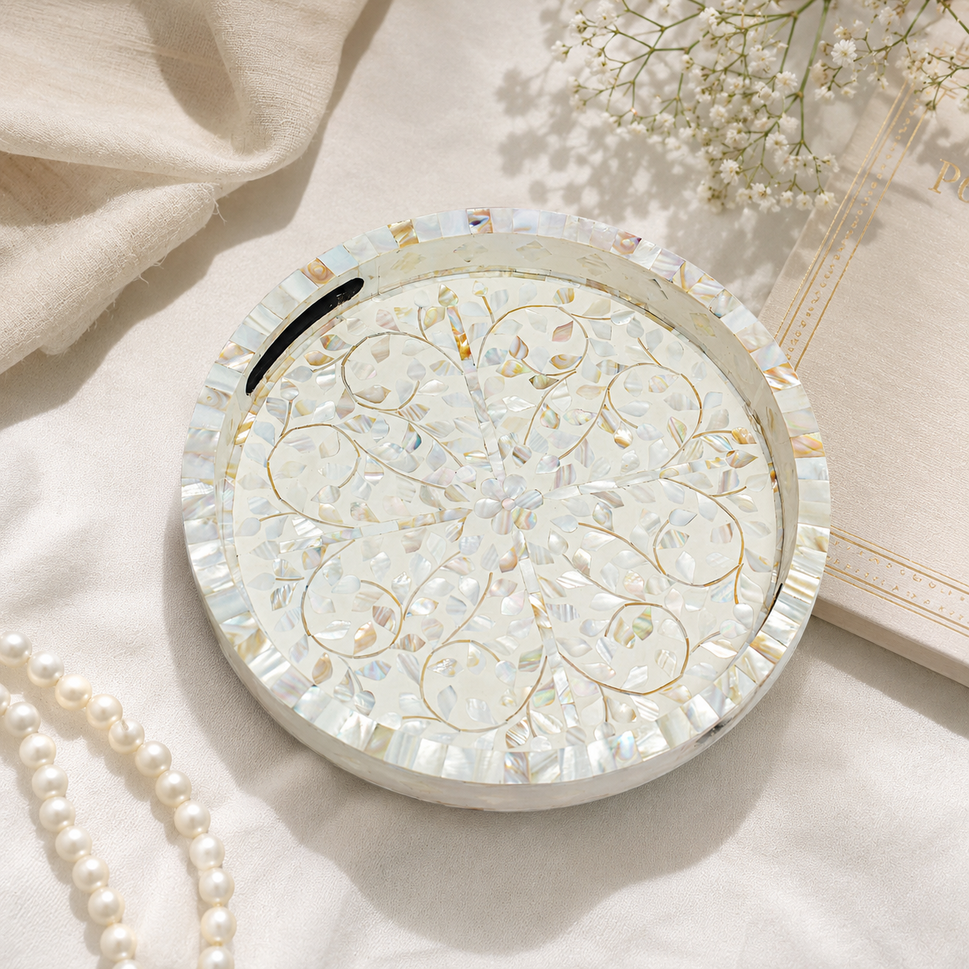 Jane Mother Of Pearl Inlay Tray