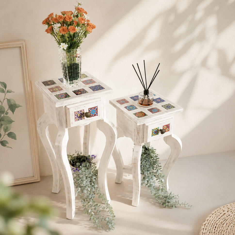 Shivi Tile Fitted Side table