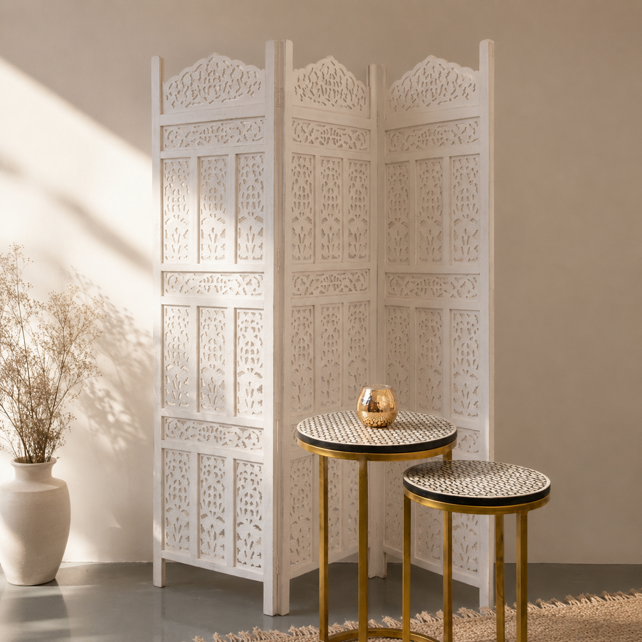 Mark Carved Room Divider