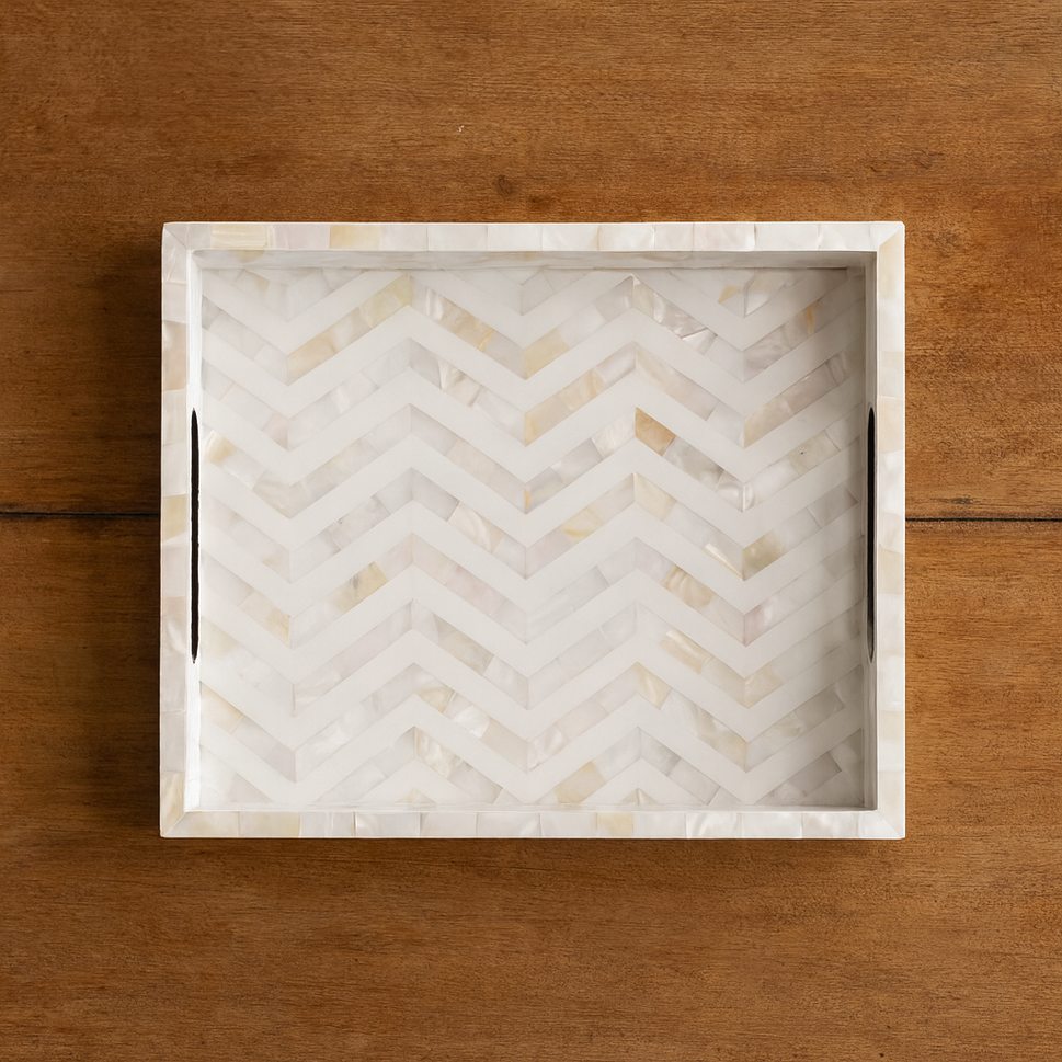 Myer Mother of Pearl Inlay Tray