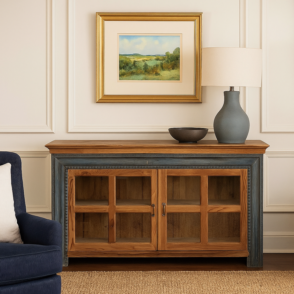 Kaizen Carved Wooden Sideboard