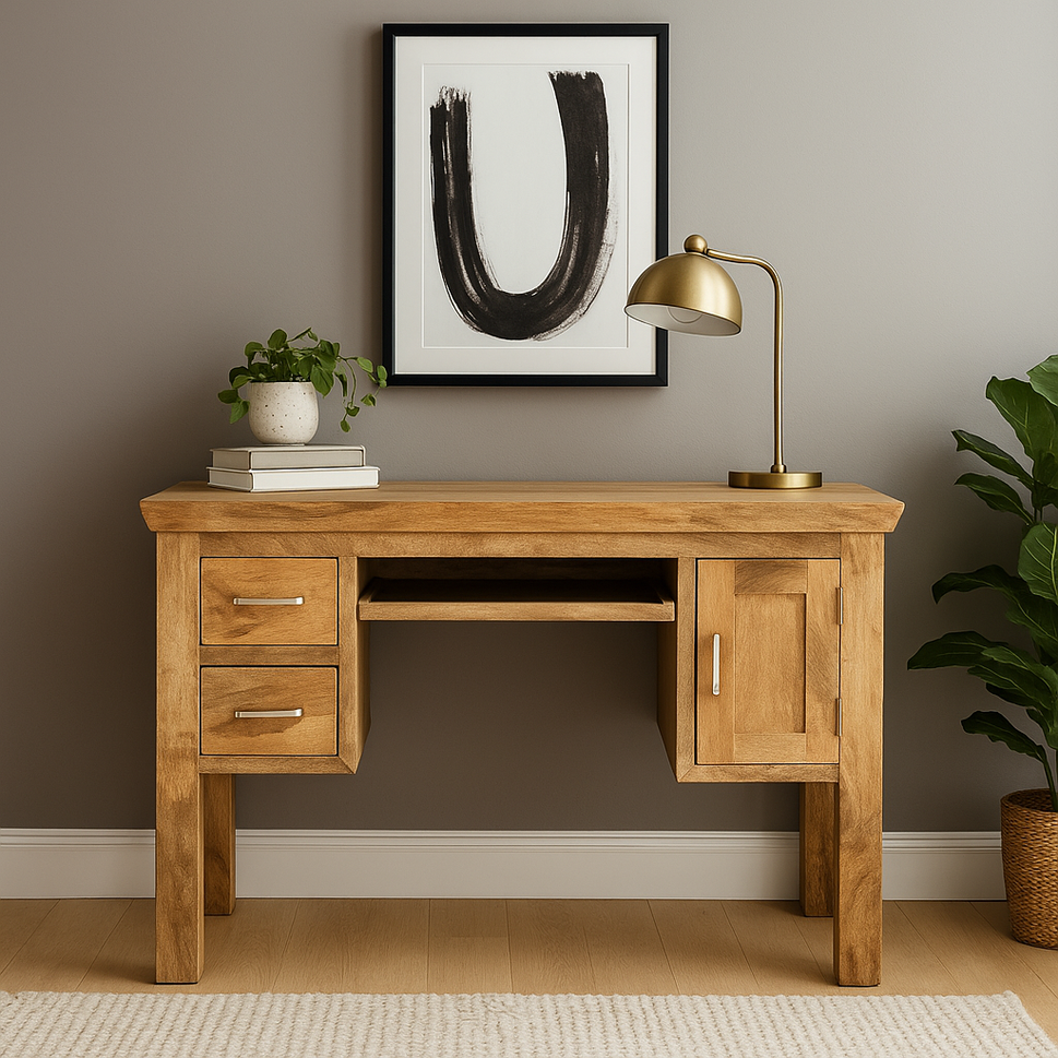 Naina Hand Carved Wooden Work Desk