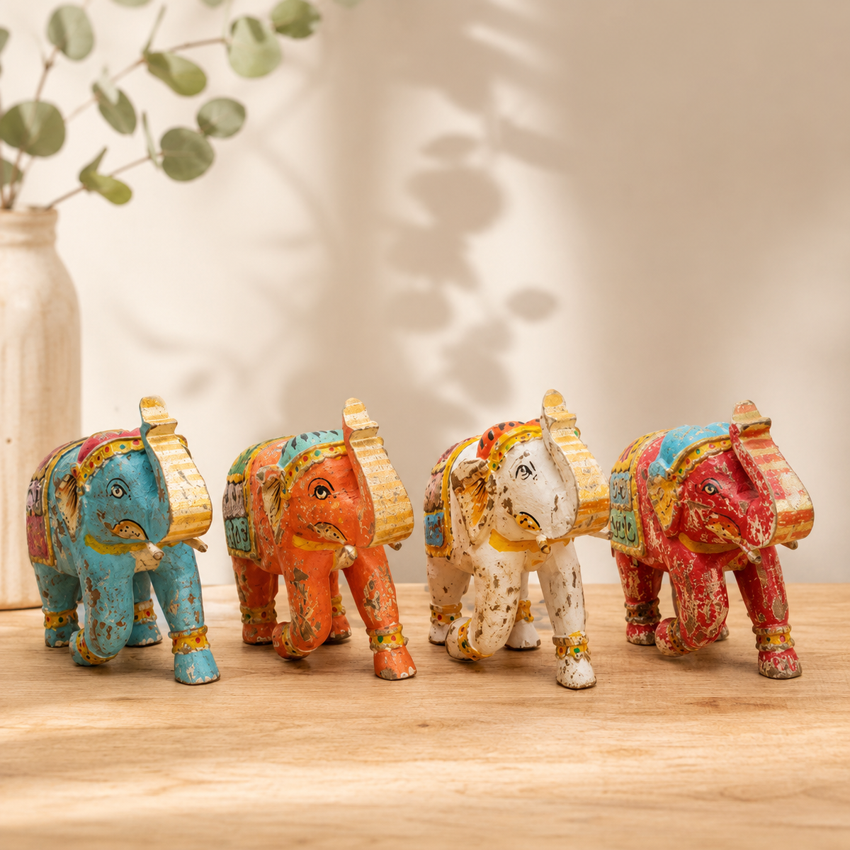 Handcrafted Wooden Elephant